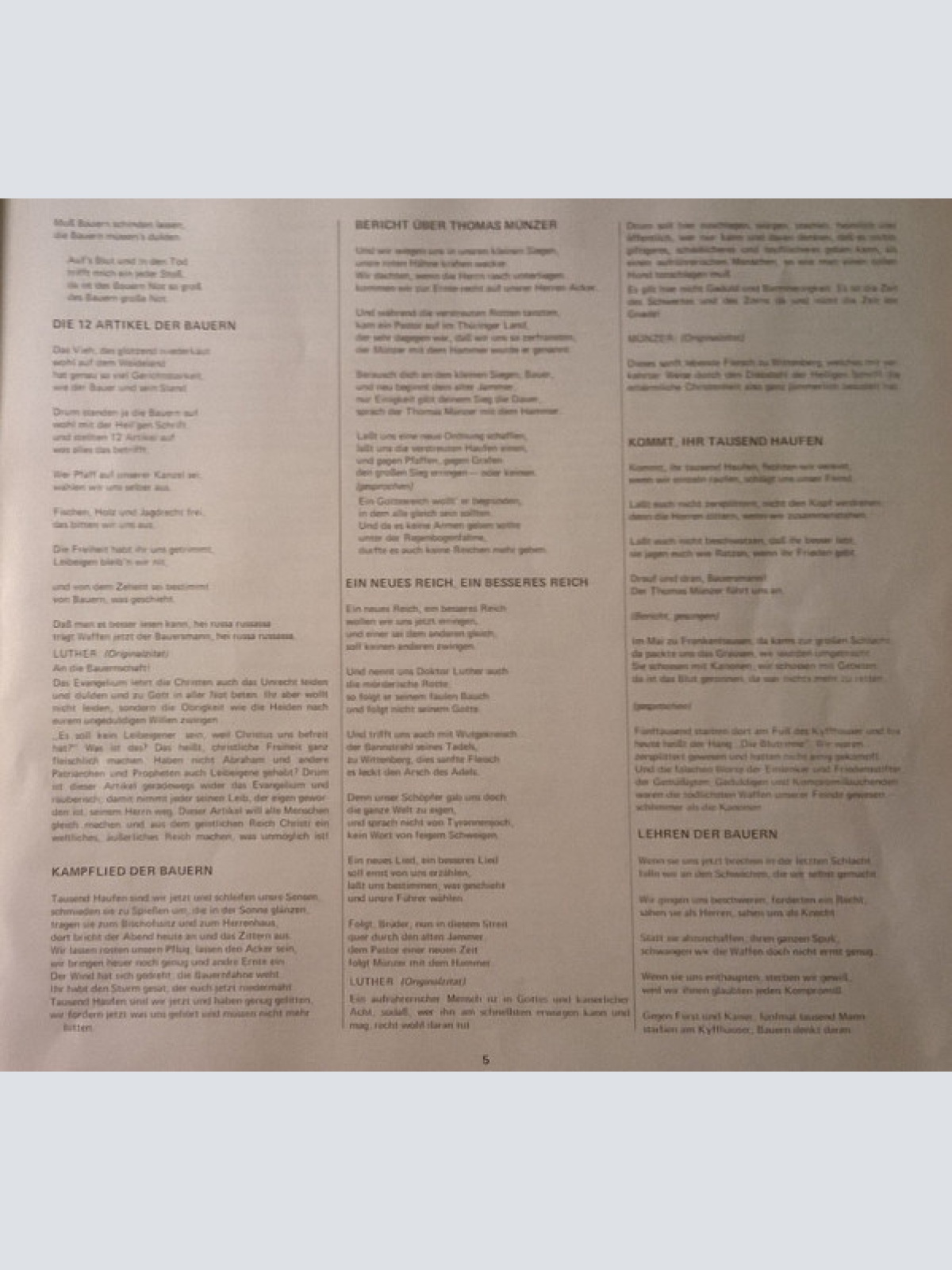 Vinyl / Schmetterlinge - Proletenpassion