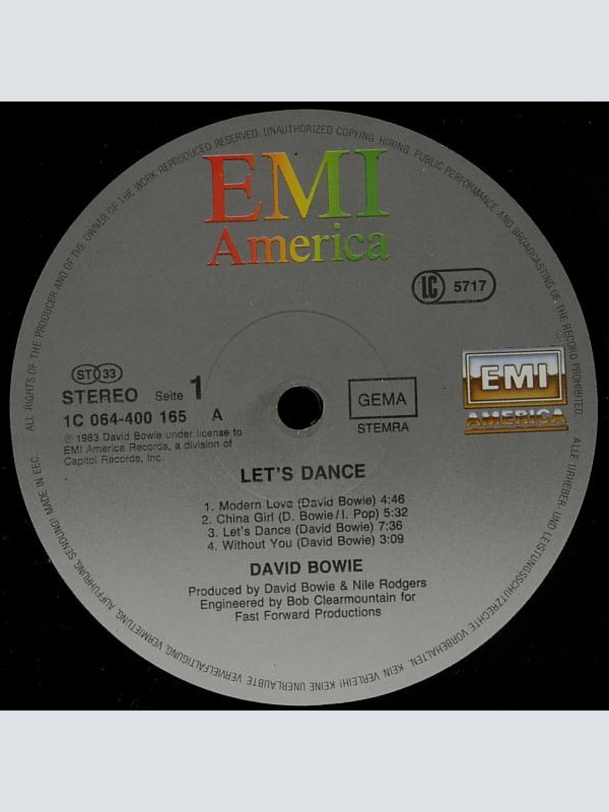 Vinyl / David Bowie - Let's Dance