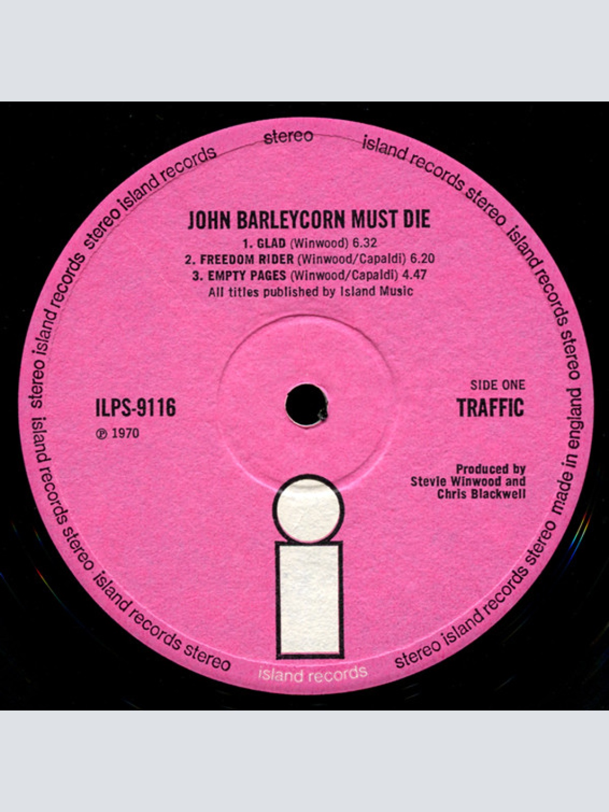 Vinyl / Traffic - John Barleycorn Must Die