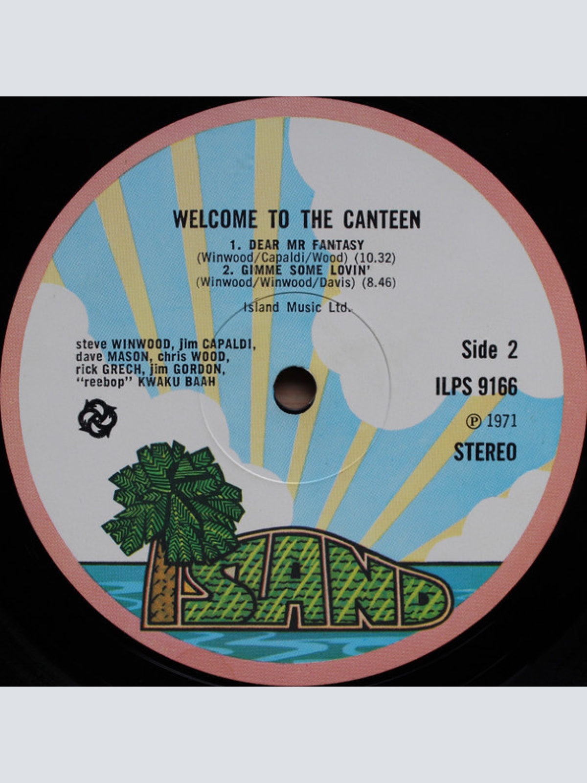 Vinyl / Traffic - Welcome To The Canteen