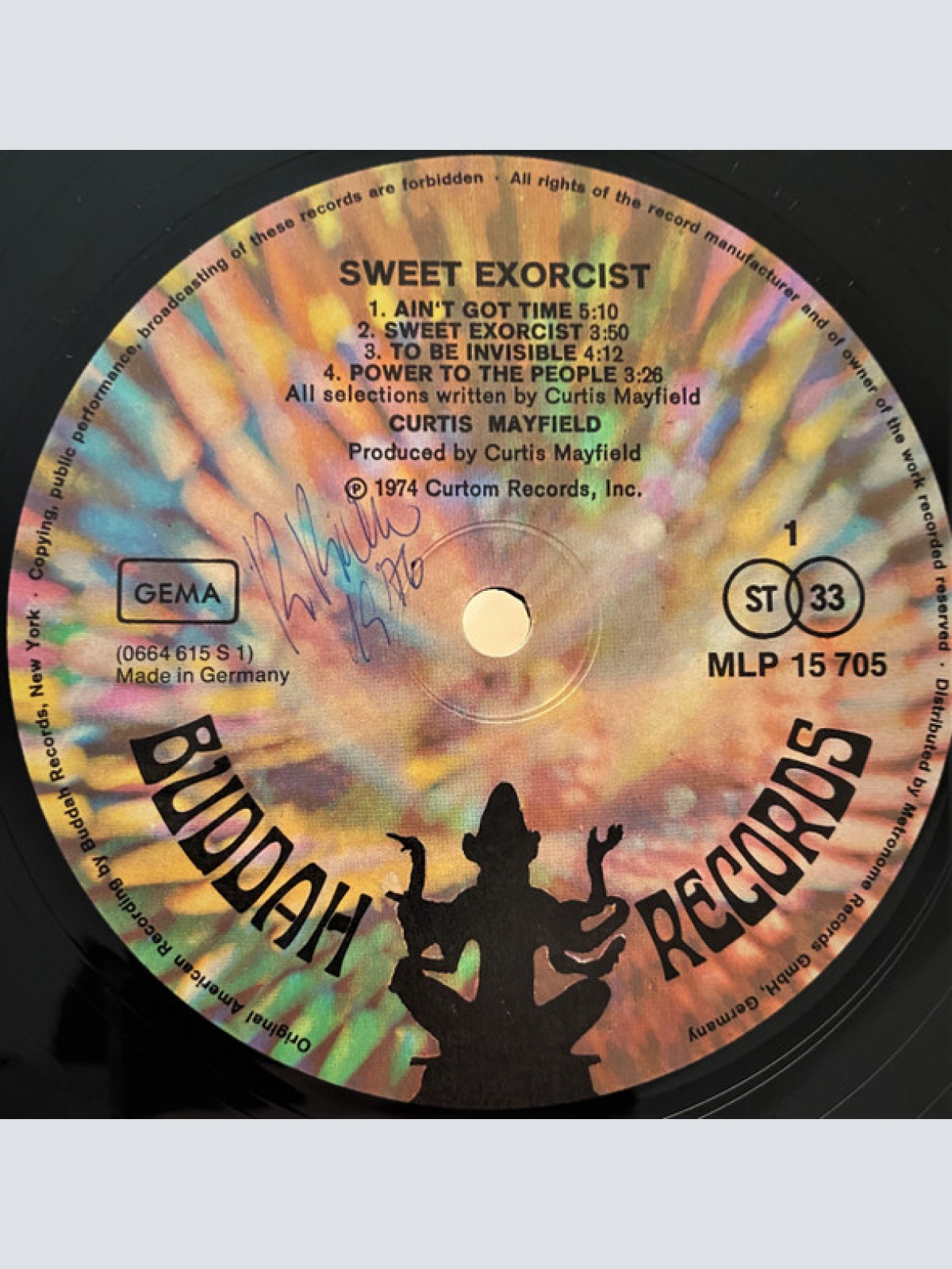 Vinyl / Curtis Mayfield - Sweet Exorcist