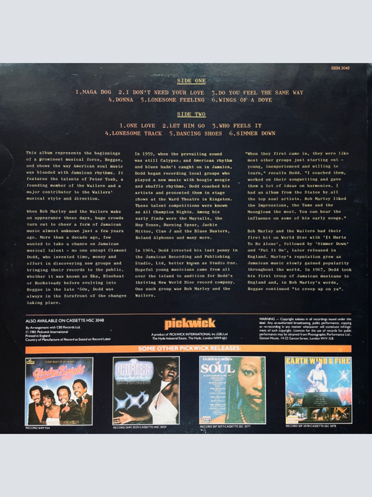 Vinyl / Bob Marley And The Wailers* With Peter Tosh - Bob Marley And The Wailers With Peter Tosh