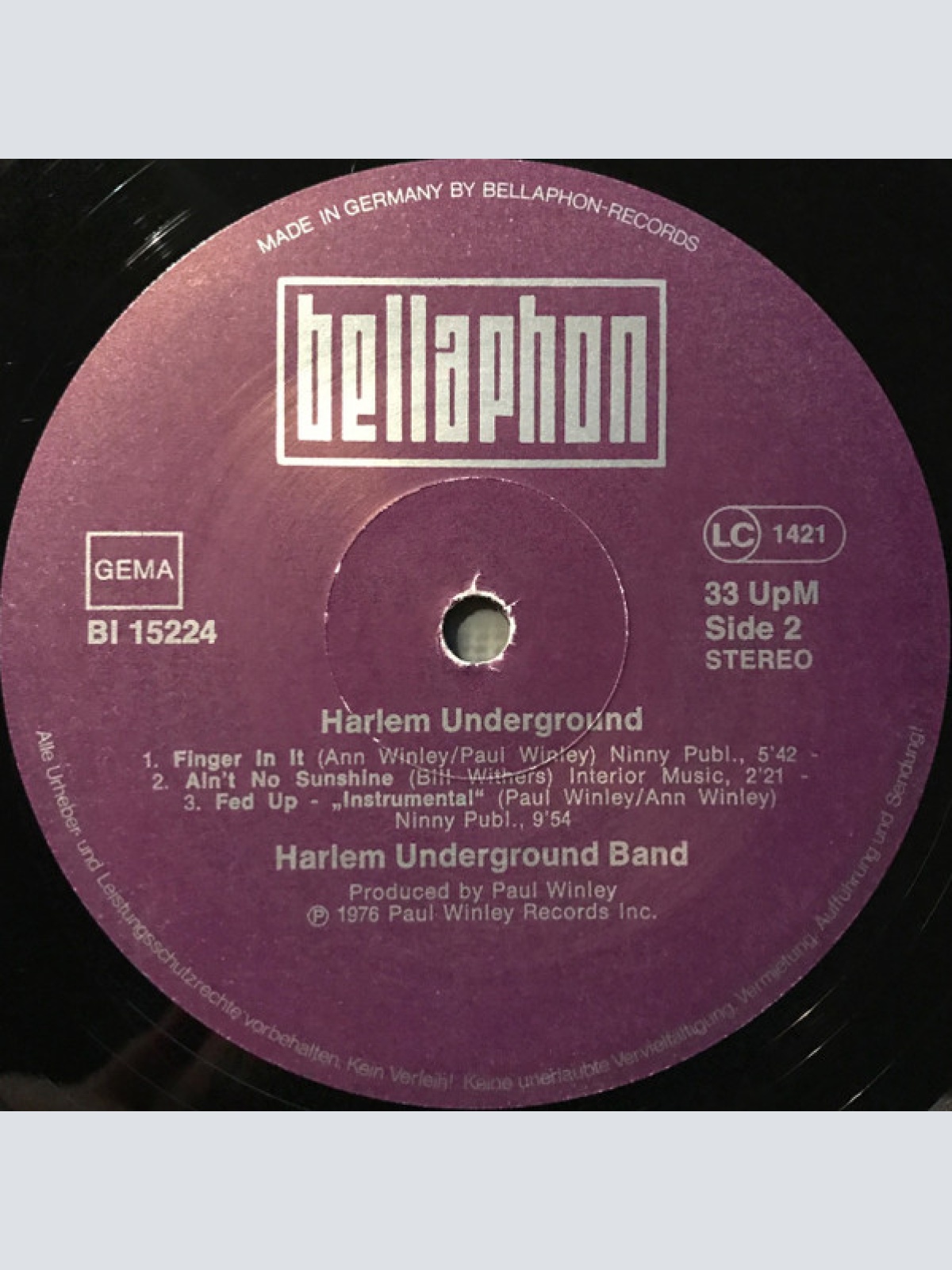 Vinyl / Harlem Underground Band Featuring George Benson - Harlem Underground