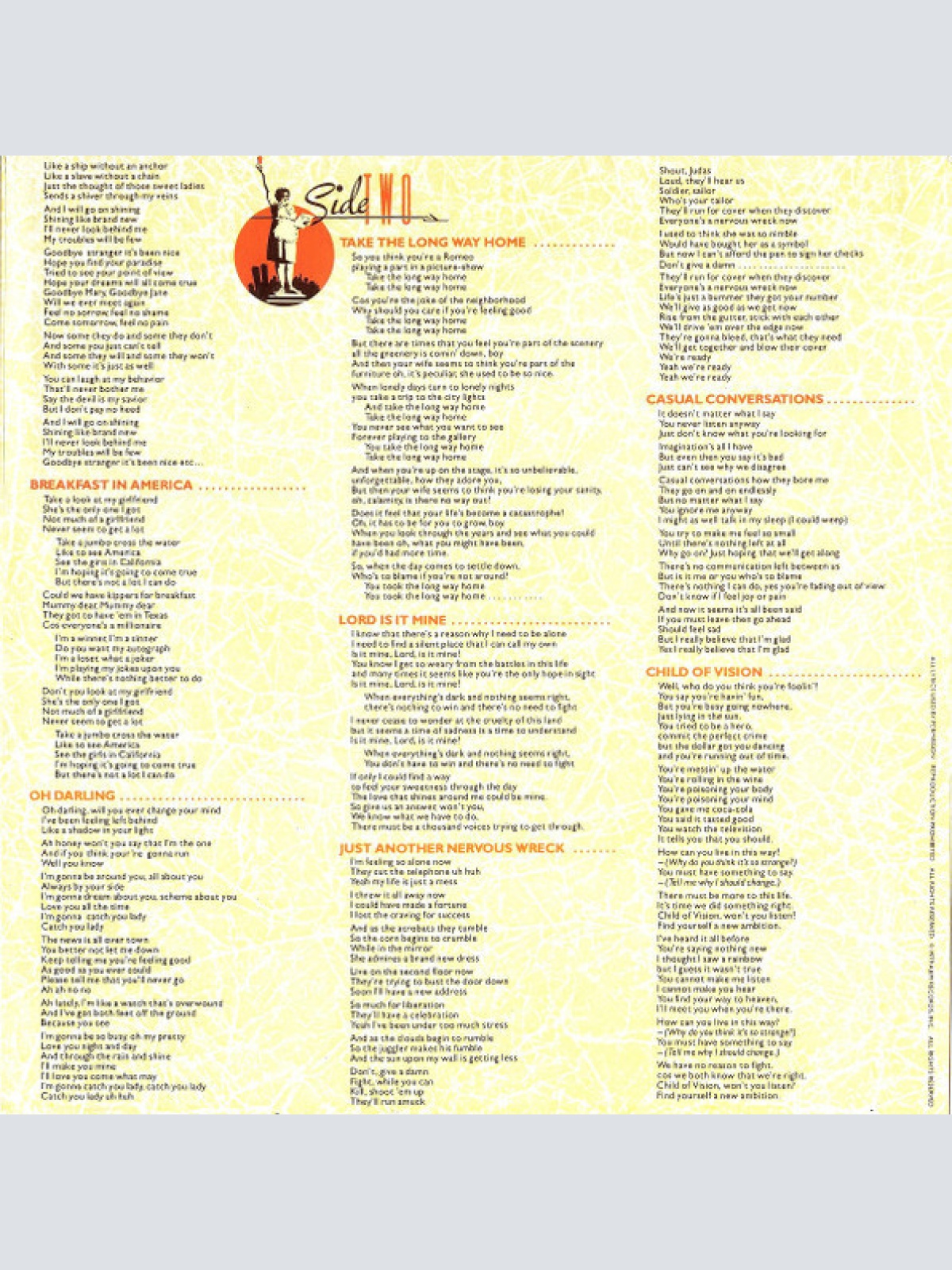 Vinyl / Supertramp - Breakfast In America