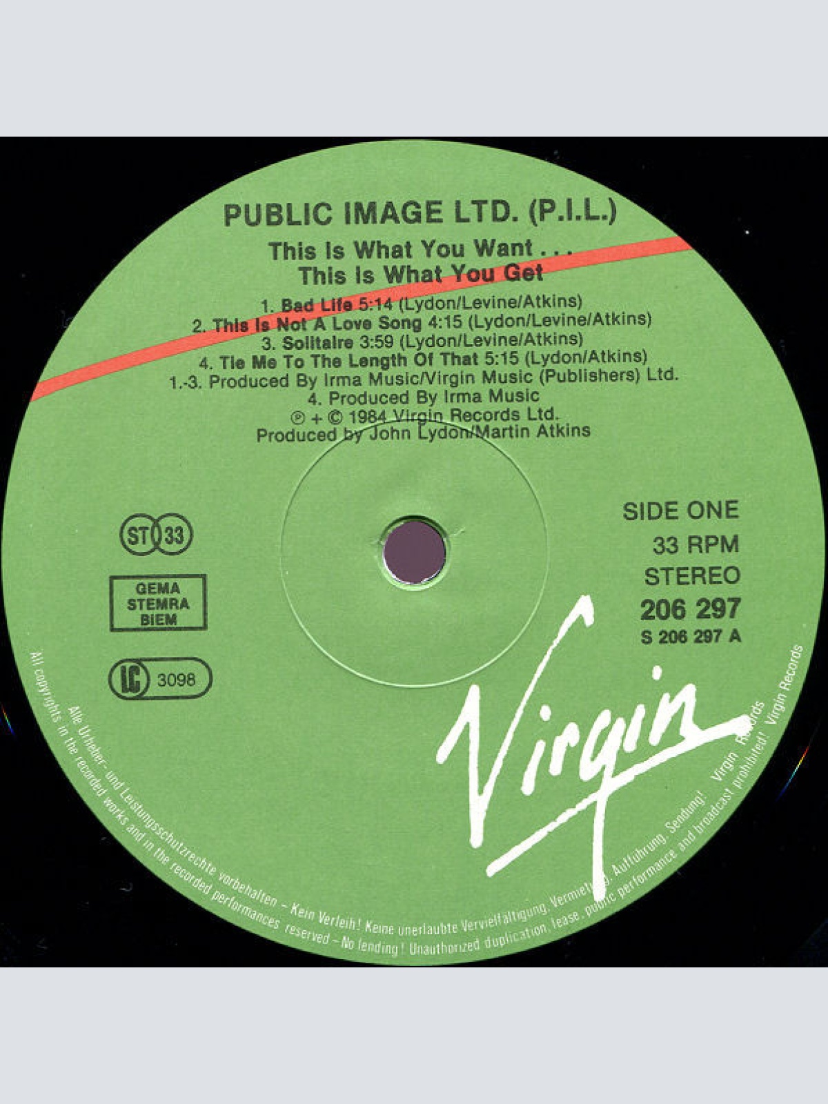 Vinyl / Public Image Ltd.* - This Is What You Want... This Is What You Get