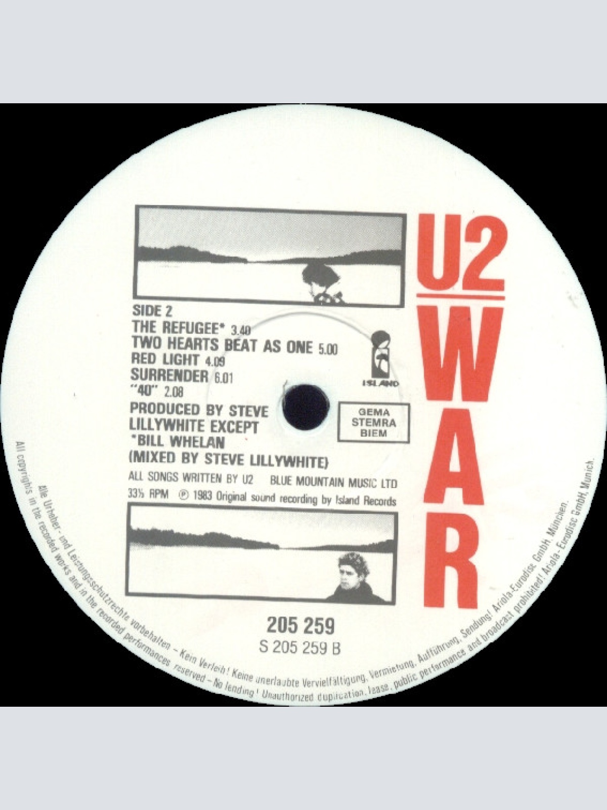 Vinyl / U2 - War