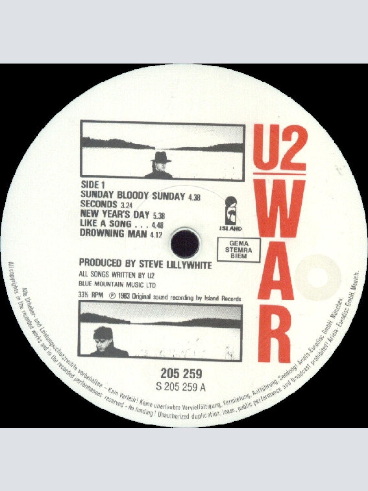 Vinyl / U2 - War