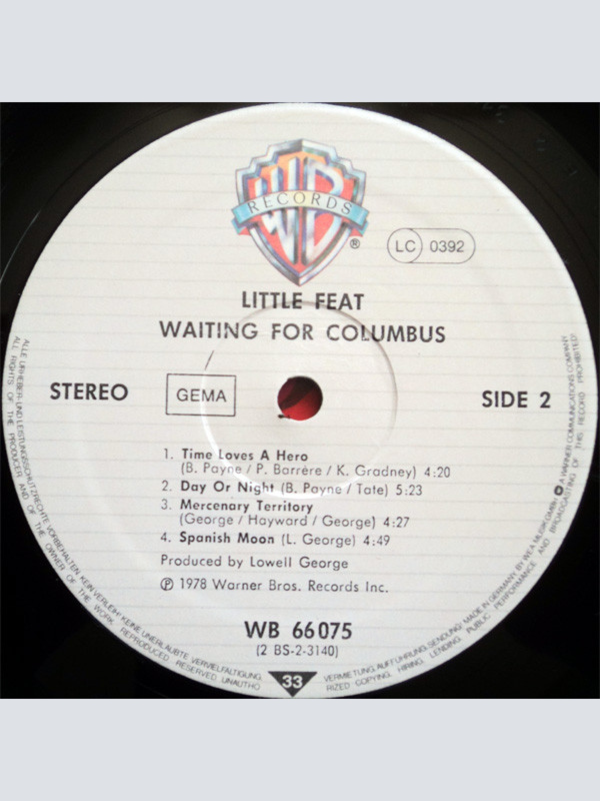 Vinyl / Little Feat - Waiting For Columbus