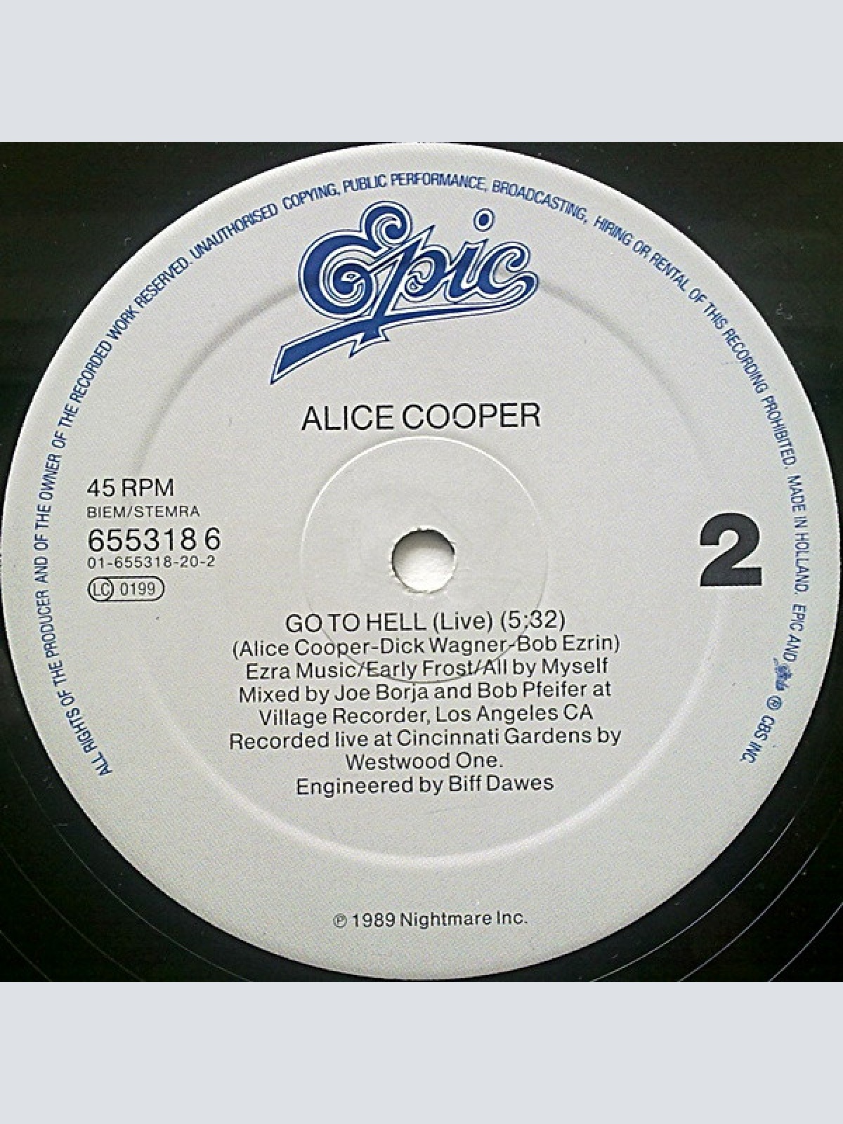 Vinyl / Alice Cooper (2) - Bed Of Nails