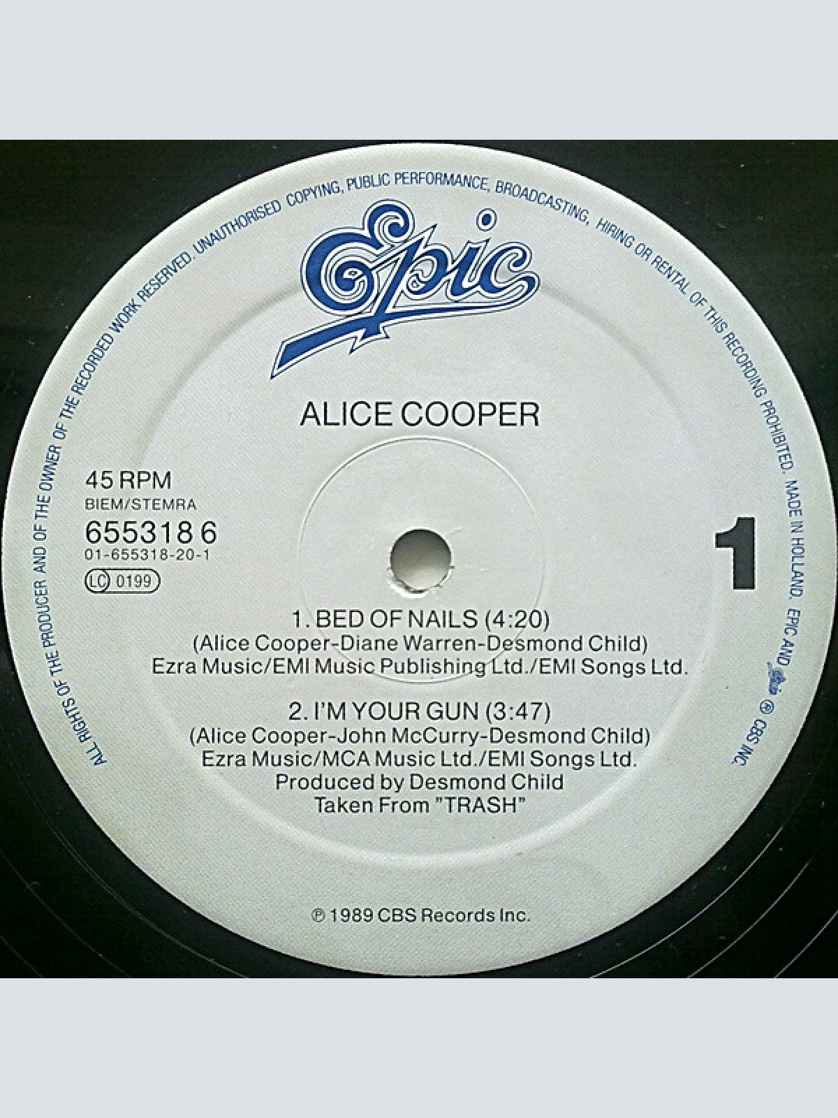 Vinyl / Alice Cooper (2) - Bed Of Nails
