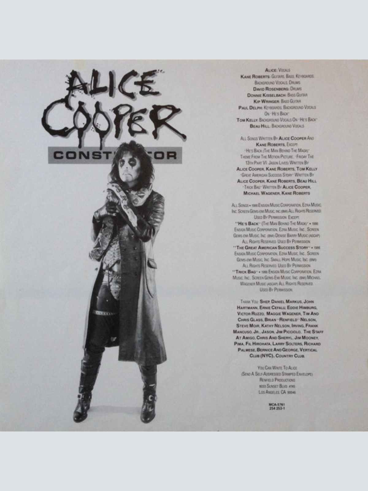 Vinyl / Alice Cooper (2) - Constrictor