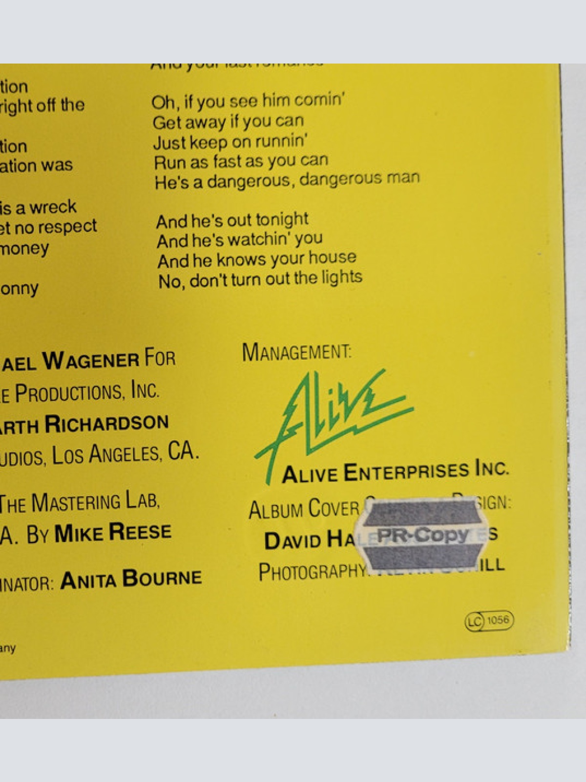 Vinyl / Alice Cooper (2) - Constrictor