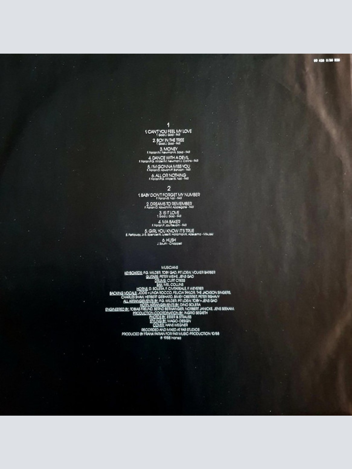 Vinyl / Milli Vanilli - All Or Nothing (The First Album)