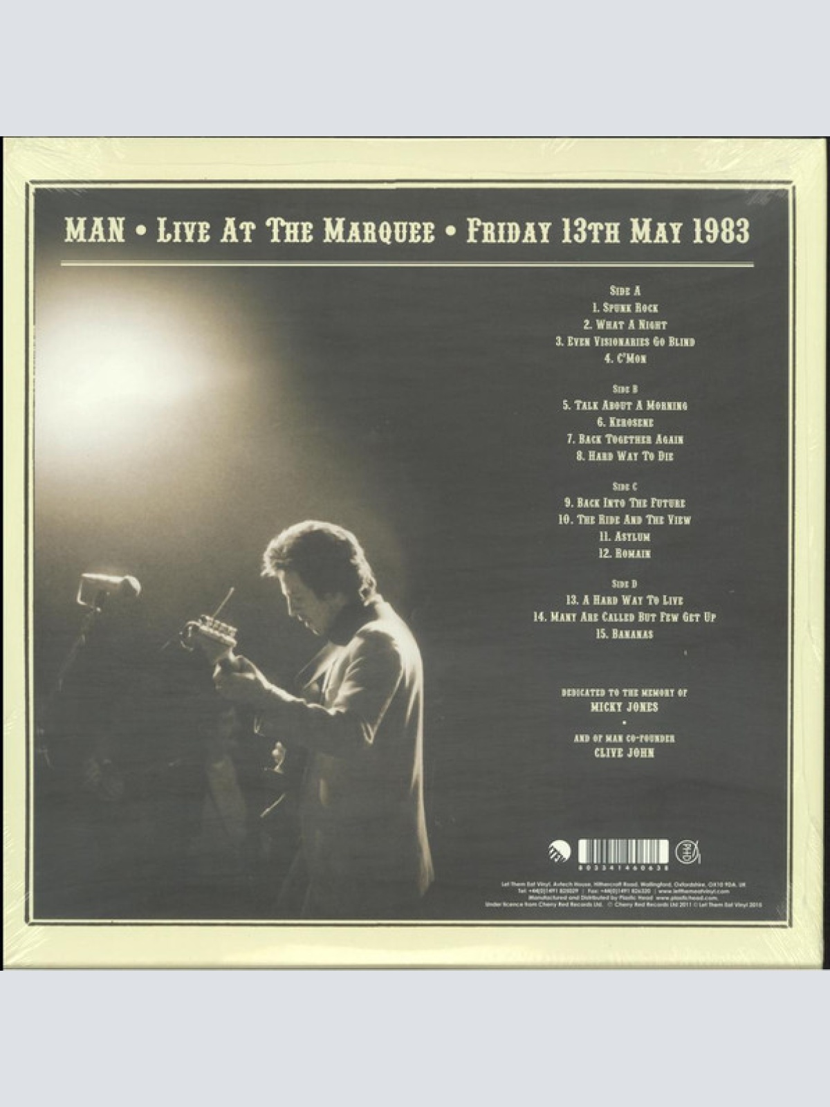 Vinyl / Man - Live At The Marquee (Friday 13th May 1983)