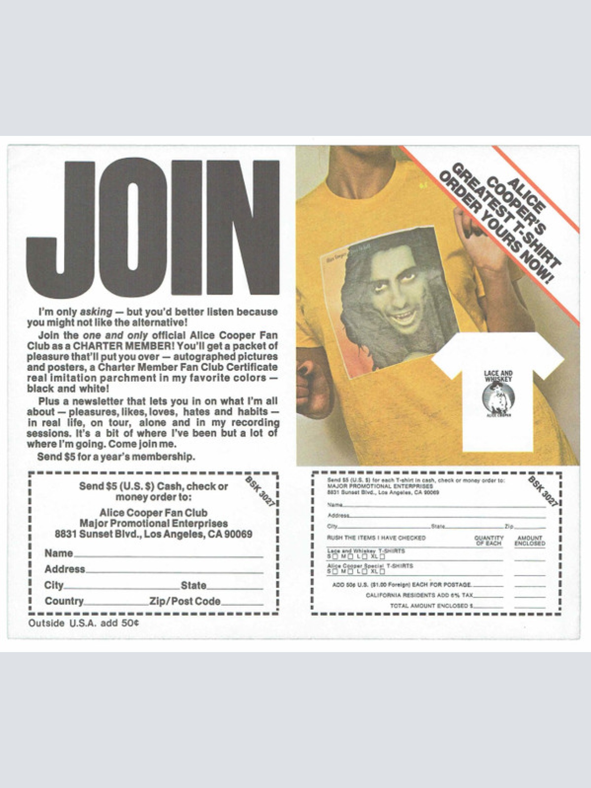 Vinyl / Alice Cooper (2) - Lace And Whiskey