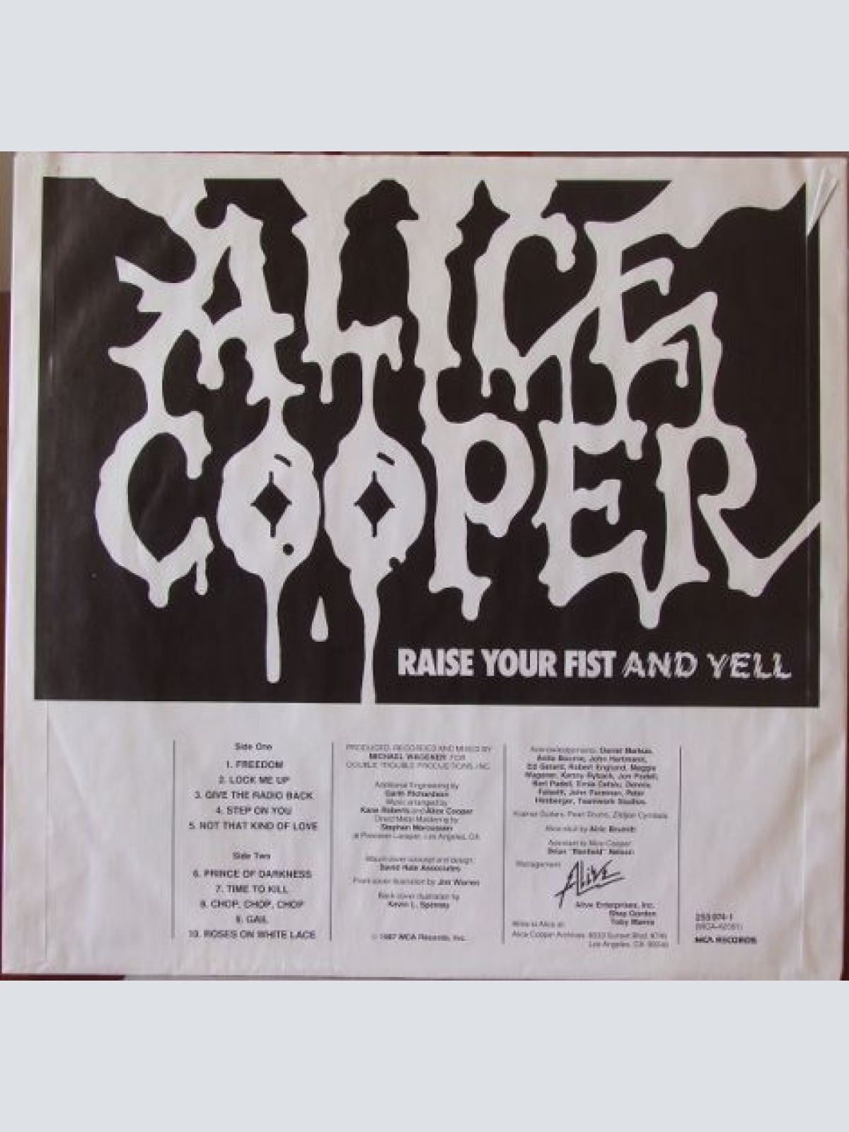 Vinyl / Alice Cooper (2) - Raise Your Fist And Yell