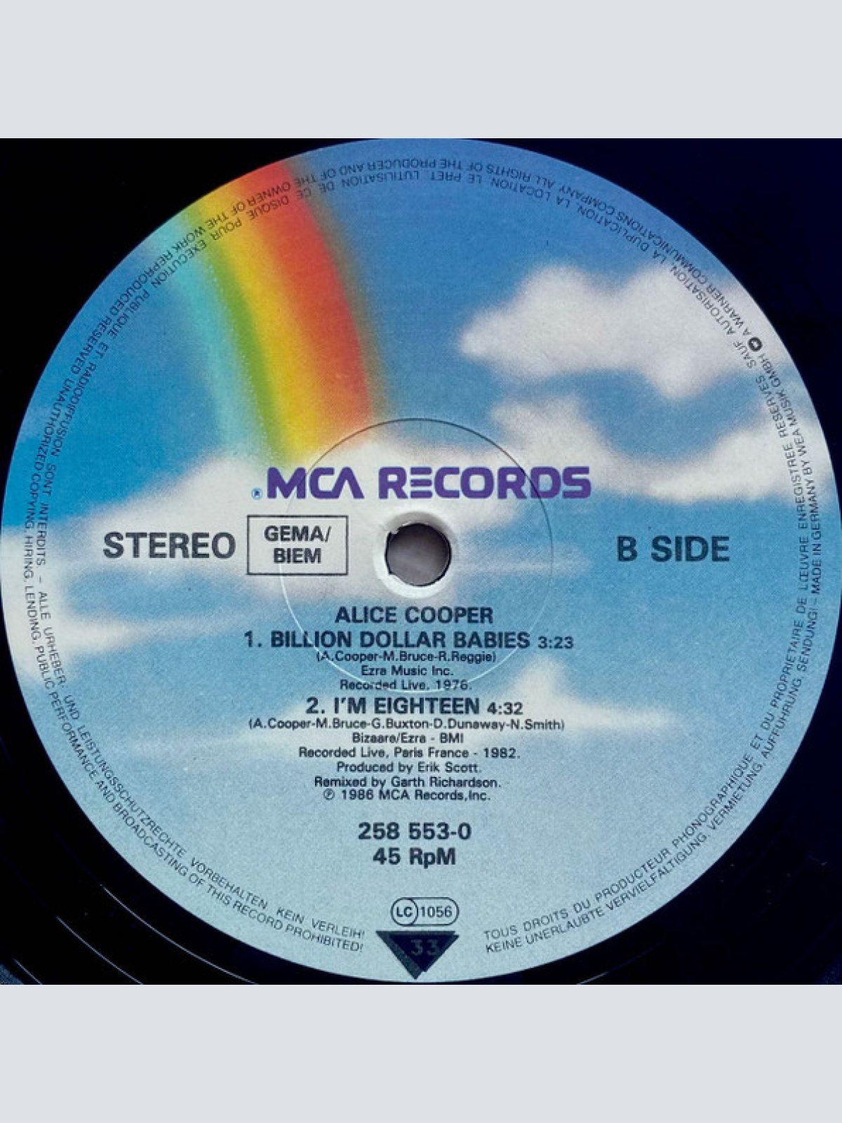 Vinyl / Alice Cooper (2) - He's Back (The Man Behind The Mask)