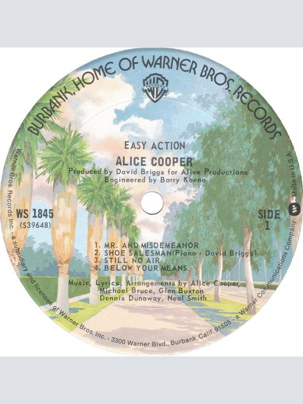 Vinyl / Alice Cooper - Easy Action