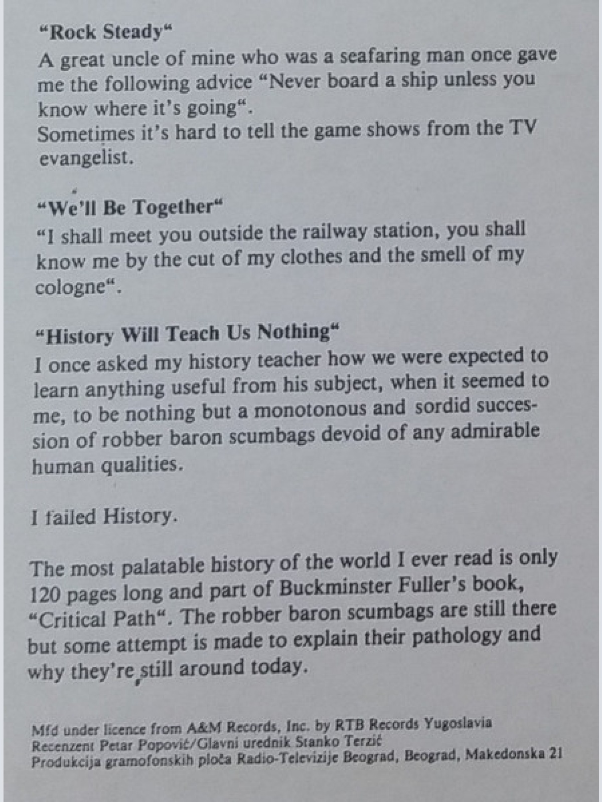 Vinyl / Sting - ...Nothing Like The Sun