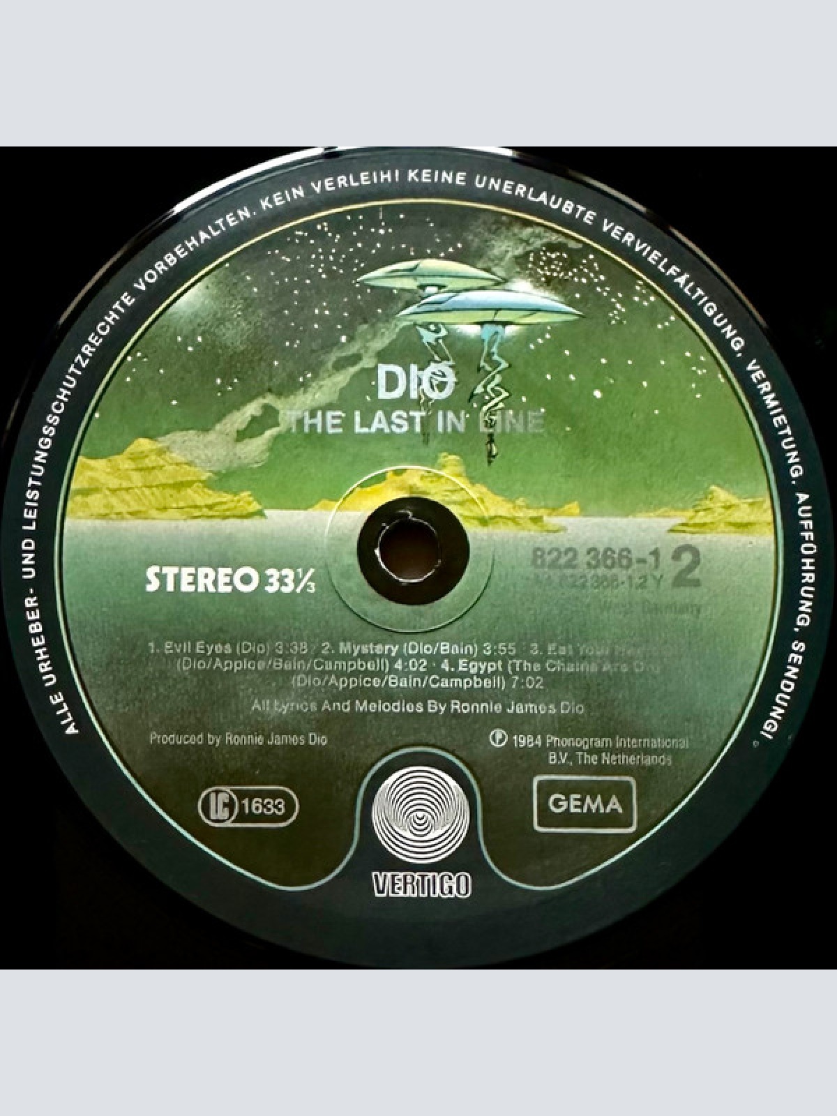 Vinyl / Dio (2) - The Last In Line