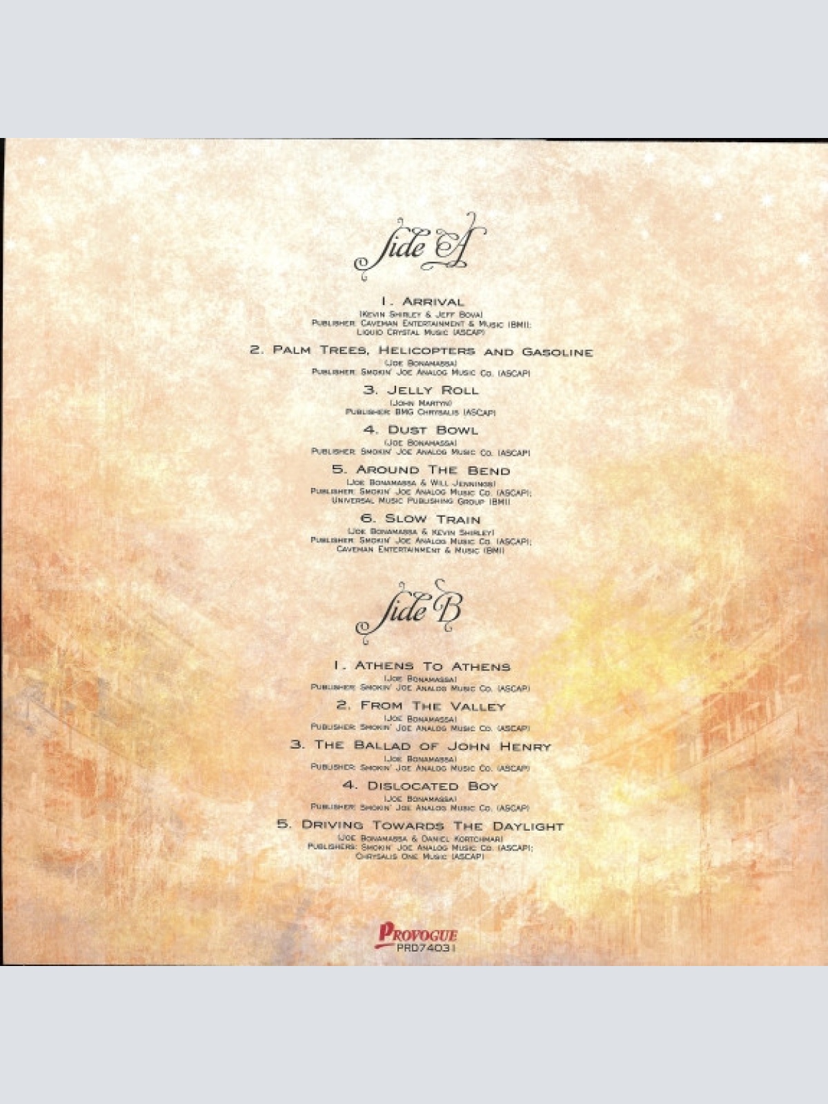 Vinyl / Joe Bonamassa - An Acoustic Evening At The Vienna Opera House