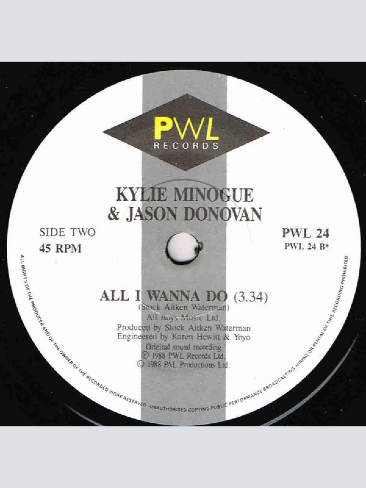 Vinyl / Kylie* And Jason* - Especially For You