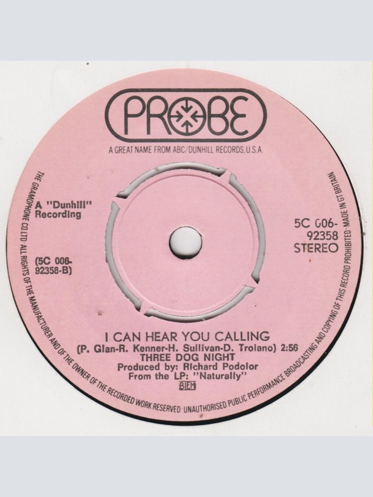 Vinyl / Three Dog Night - Joy To The World