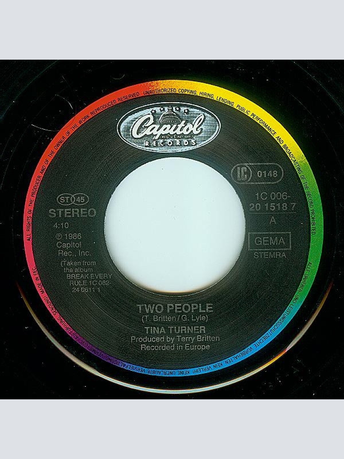 Vinyl / Tina Turner - Two People