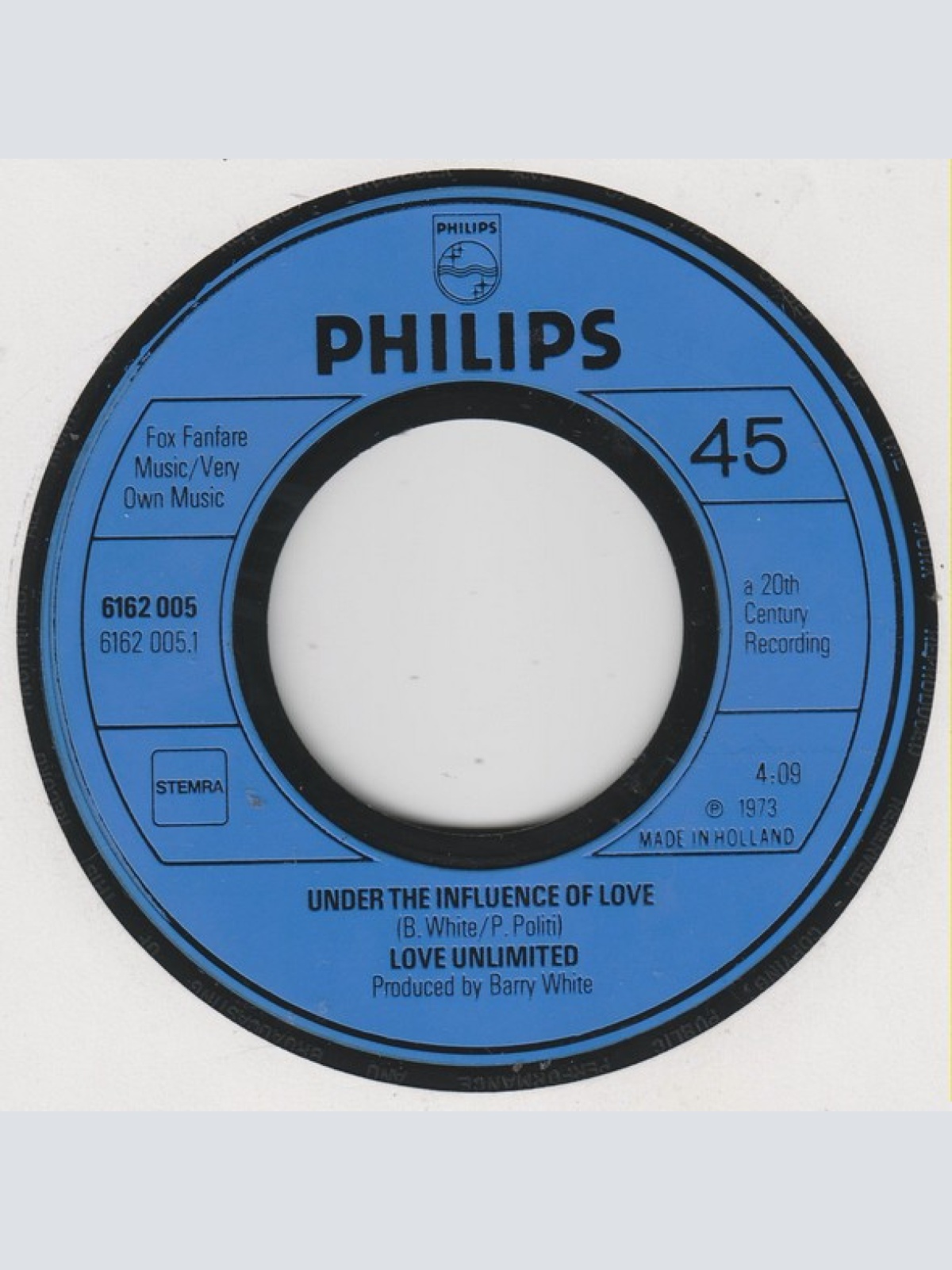 Vinyl / Love Unlimited - Under The Influence Of Love