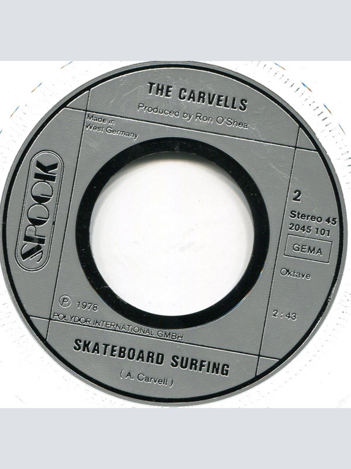 Vinyl / The Carvells - Skateboard Queen