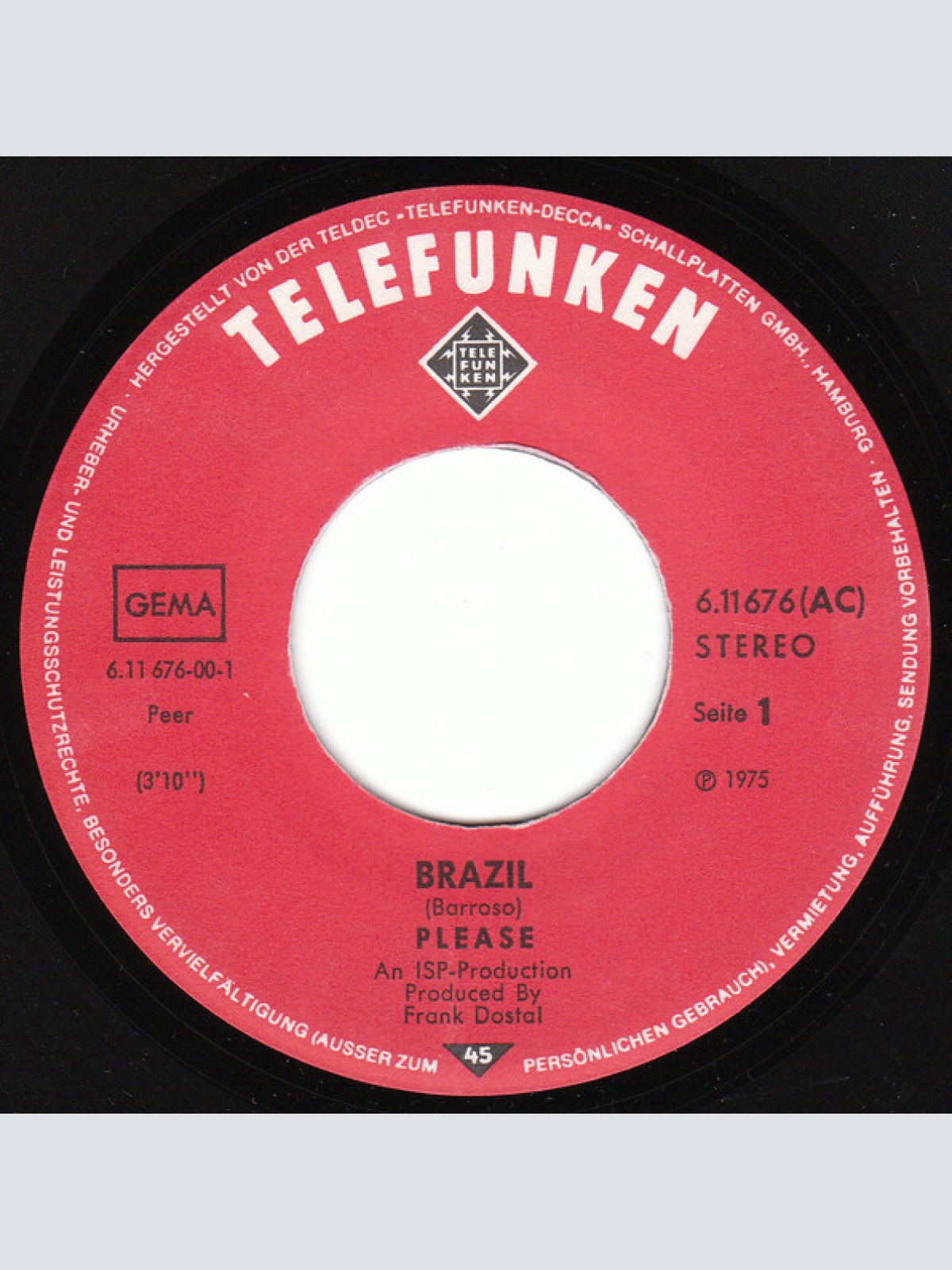 Vinyl / Please - Brazil