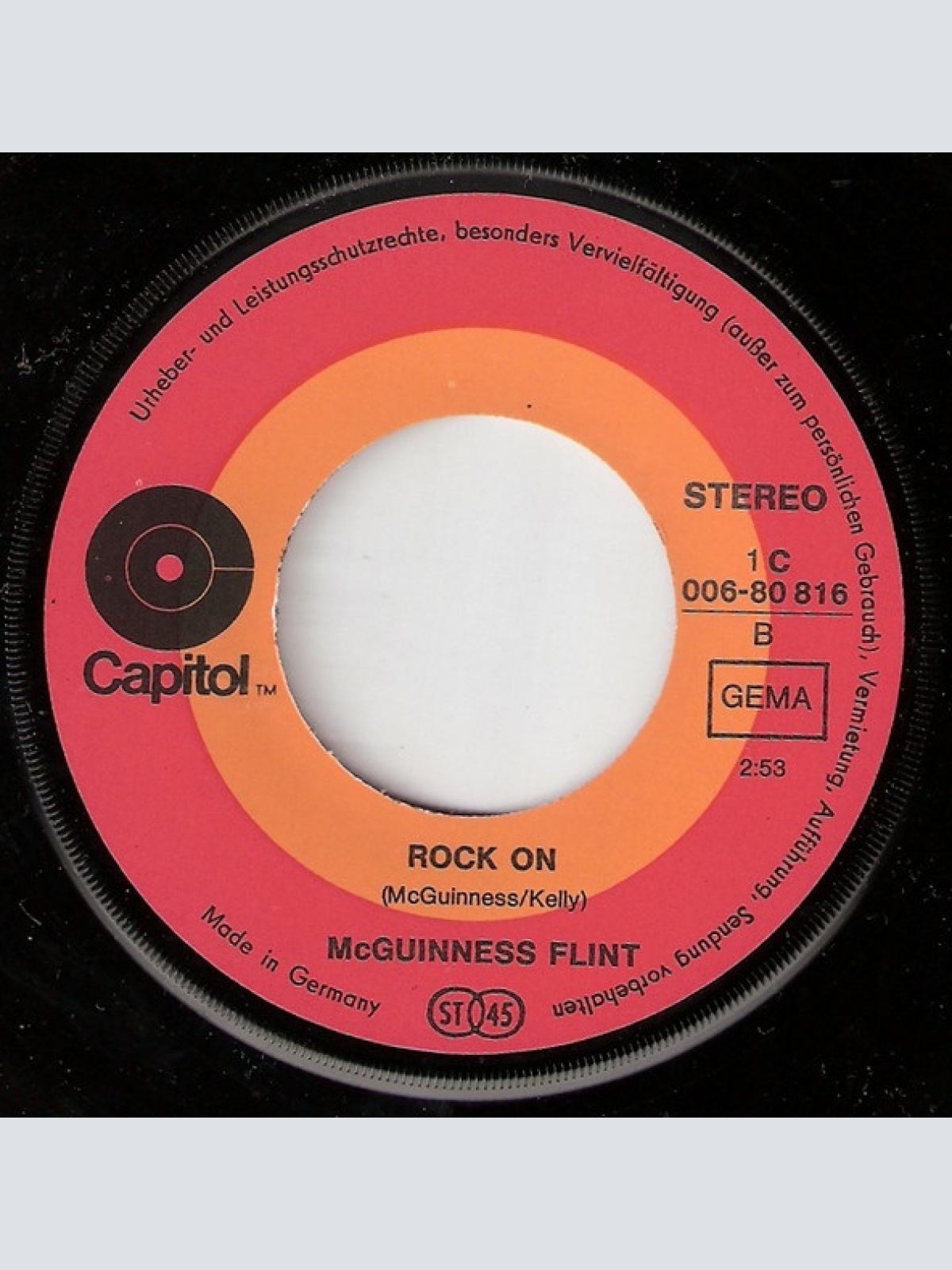 Vinyl / McGuinness Flint - Malt And Barley Blues