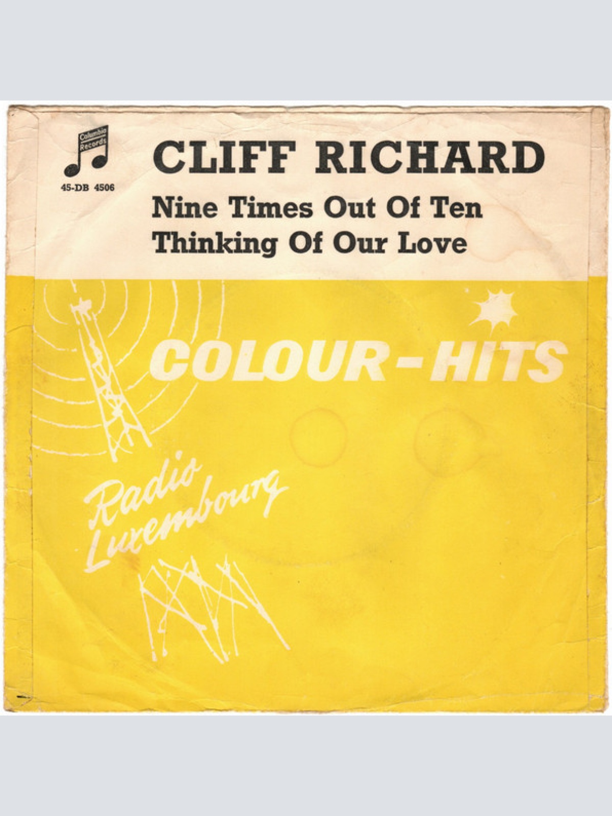 Vinyl / Cliff Richard And The Shadows* - Nine Times Out Of Ten