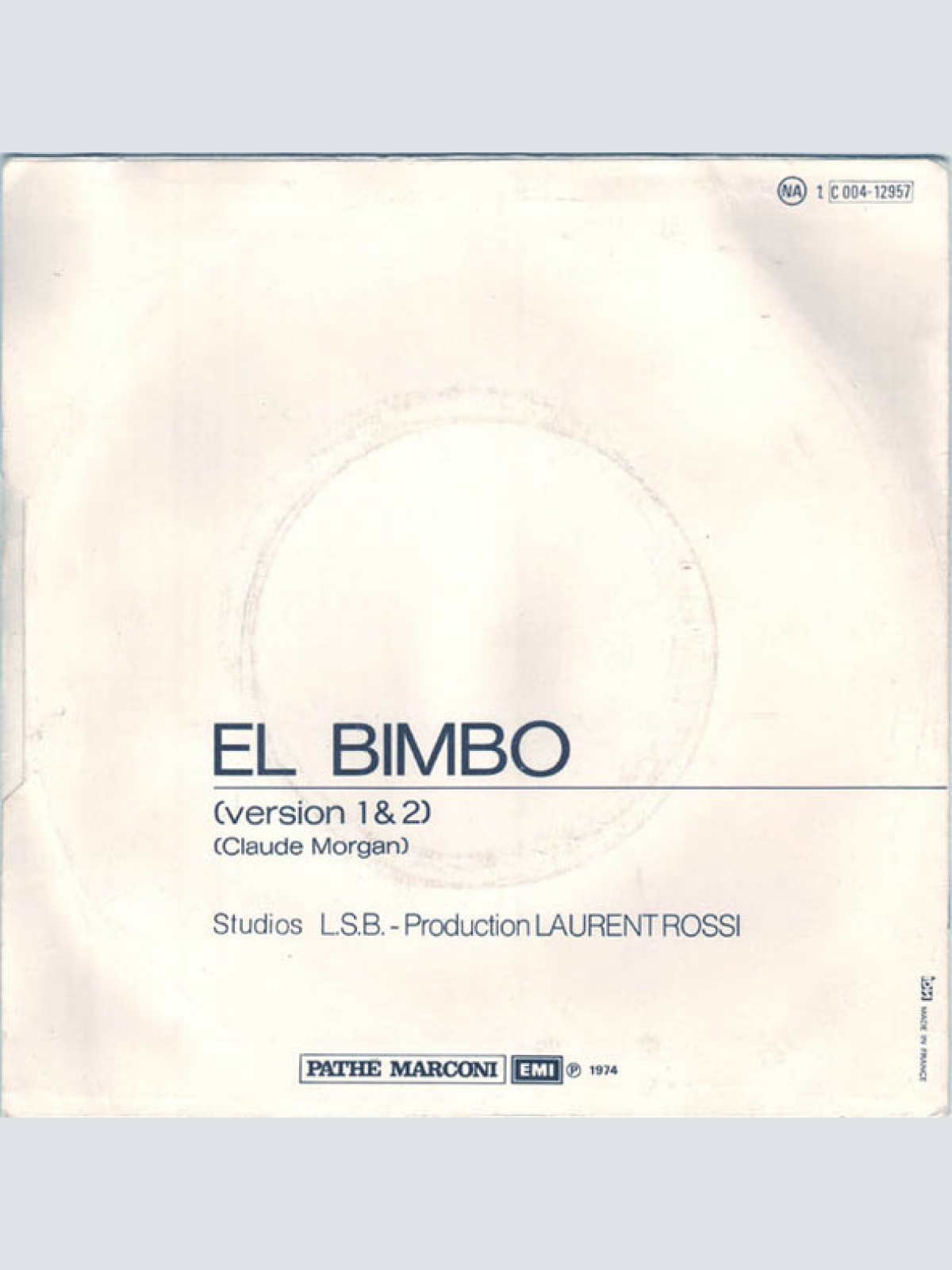 Vinyl / Bimbo Jet - El Bimbo