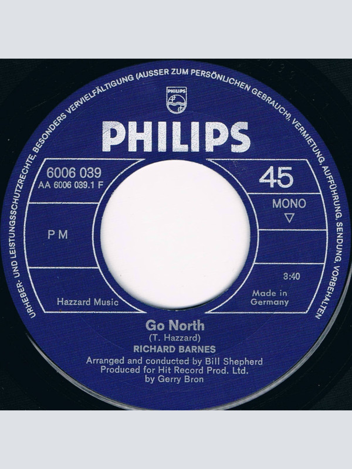 Vinyl / Richard Barnes - Go North