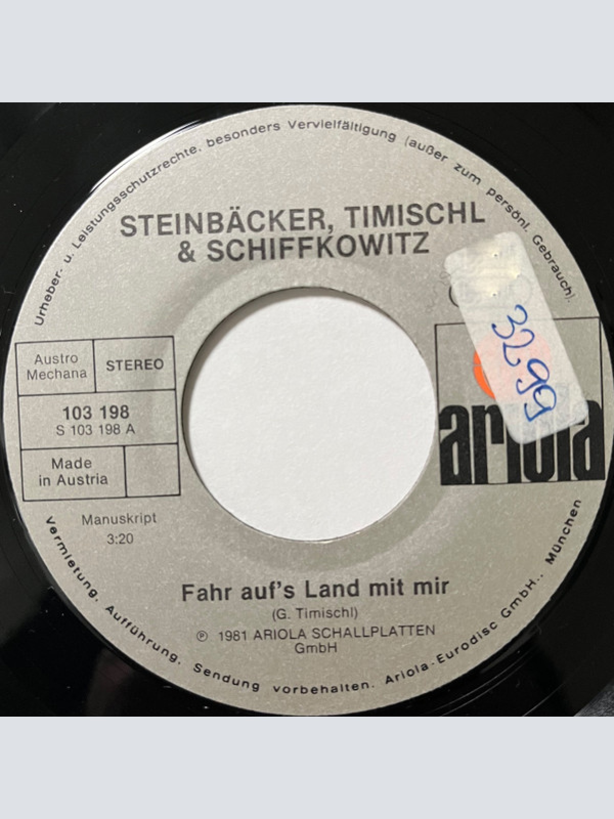 Vinyl / Steinbäcker, Timischl & Schiffkowitz* - Fahr Auf's Land Mit Mir