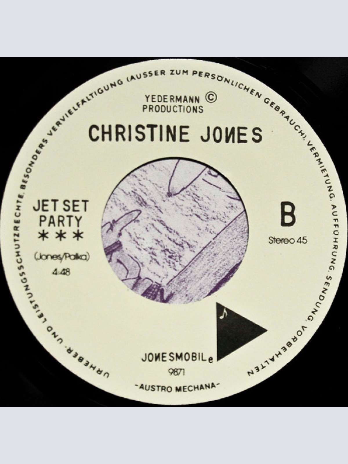 Vinyl / Christine Jones (3) - Schlaf Schlaf Schlaf / Jet Set Party