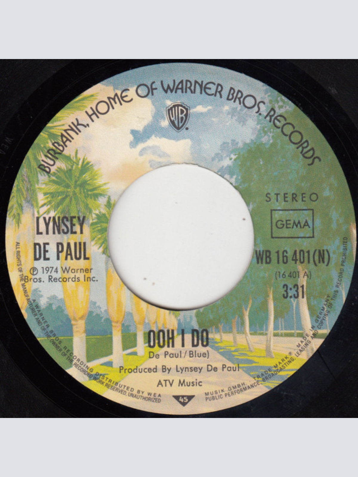 Vinyl / Lynsey De Paul - Ooh I Do