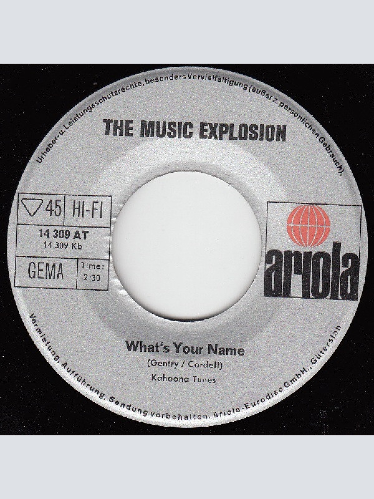 Vinyl / The Music Explosion - Jack In The Box