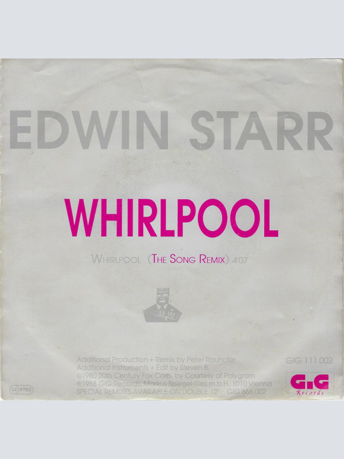 Vinyl / Edwin Starr - Get Up - Whirlpool