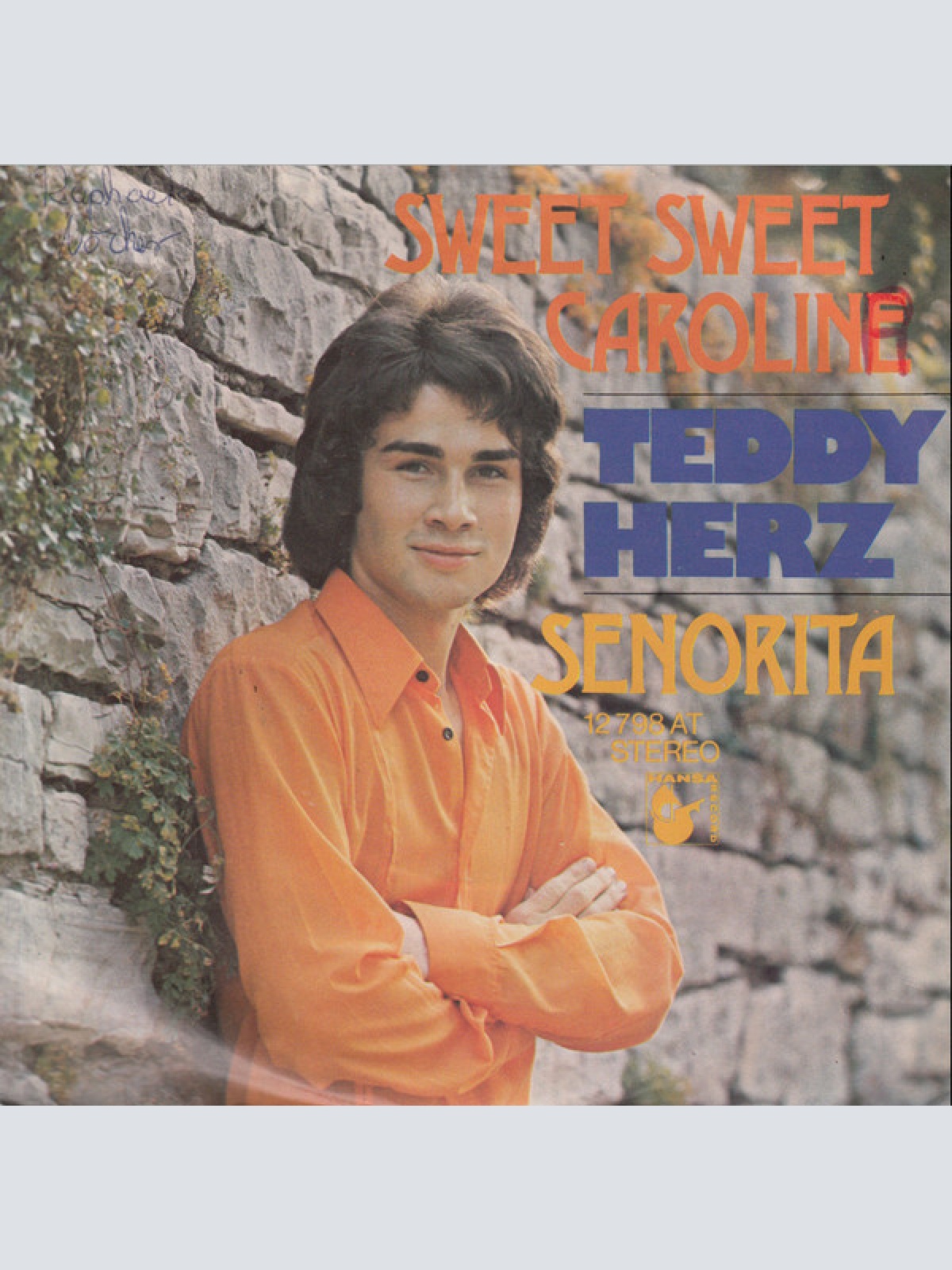 Vinyl / Teddy Herz - Sweet Sweet Caroline / Senorita