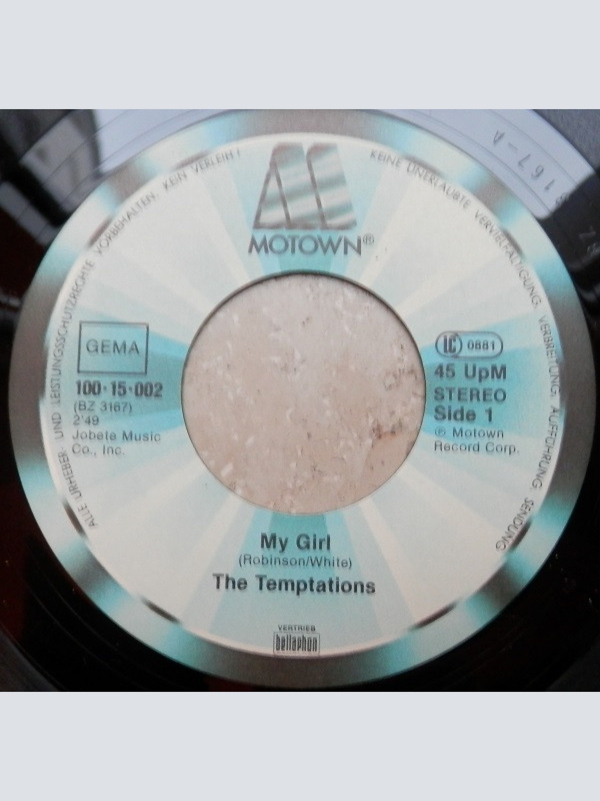 Vinyl / The Temptations - My Girl / The Way You Do The Things You Do