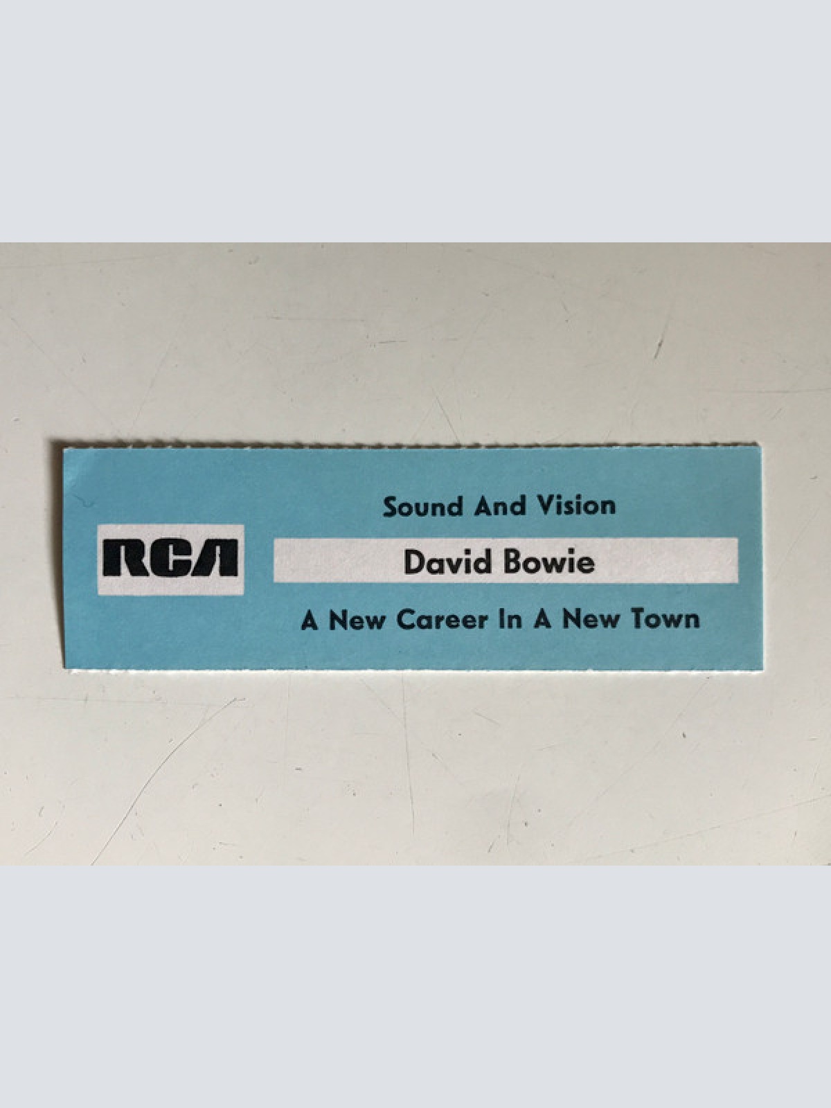 Vinyl / David Bowie - Sound And Vision