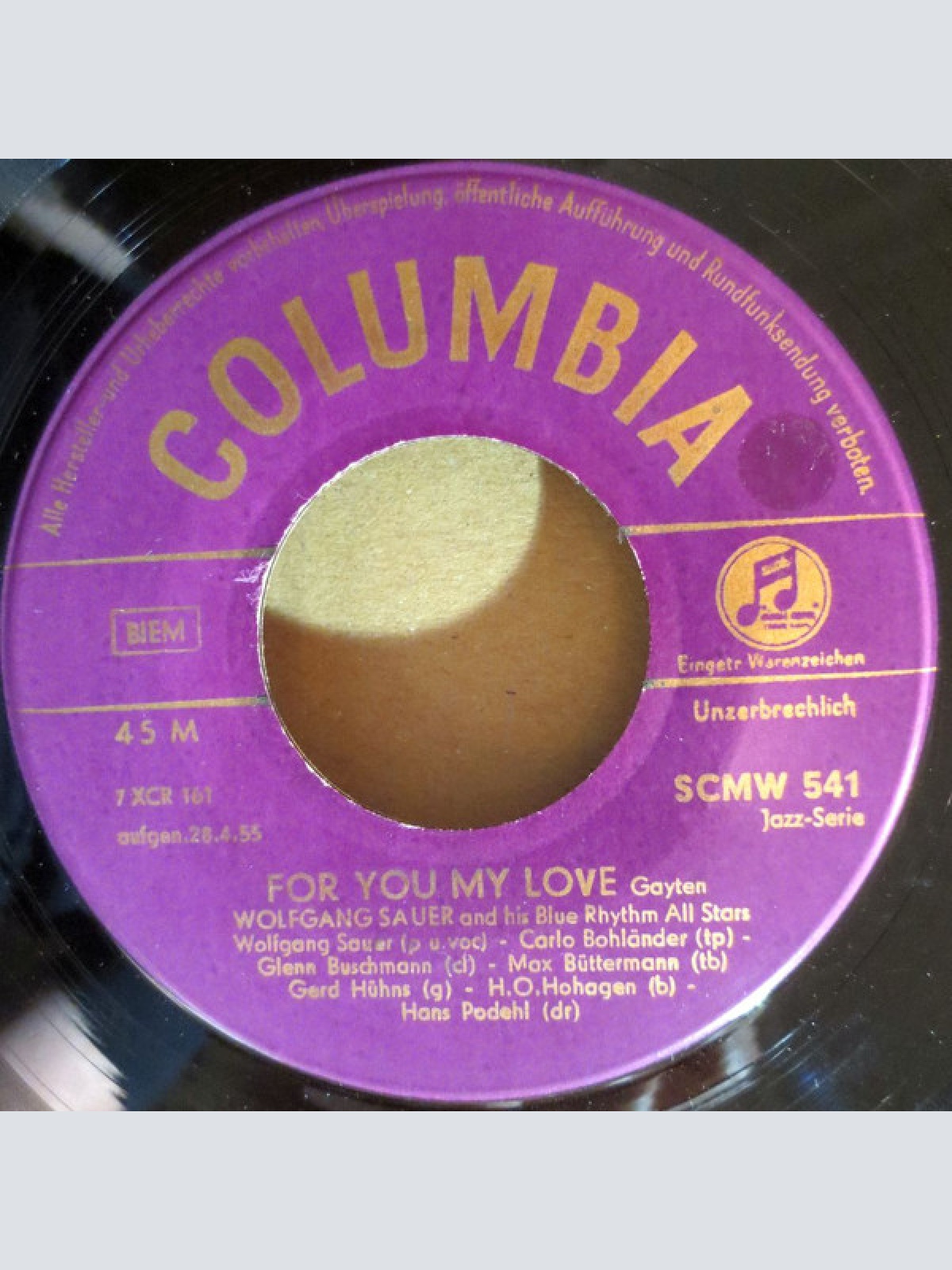 Vinyl / Wolfgang Sauer And His Blue Rhythm All Stars - Basin Street Blues