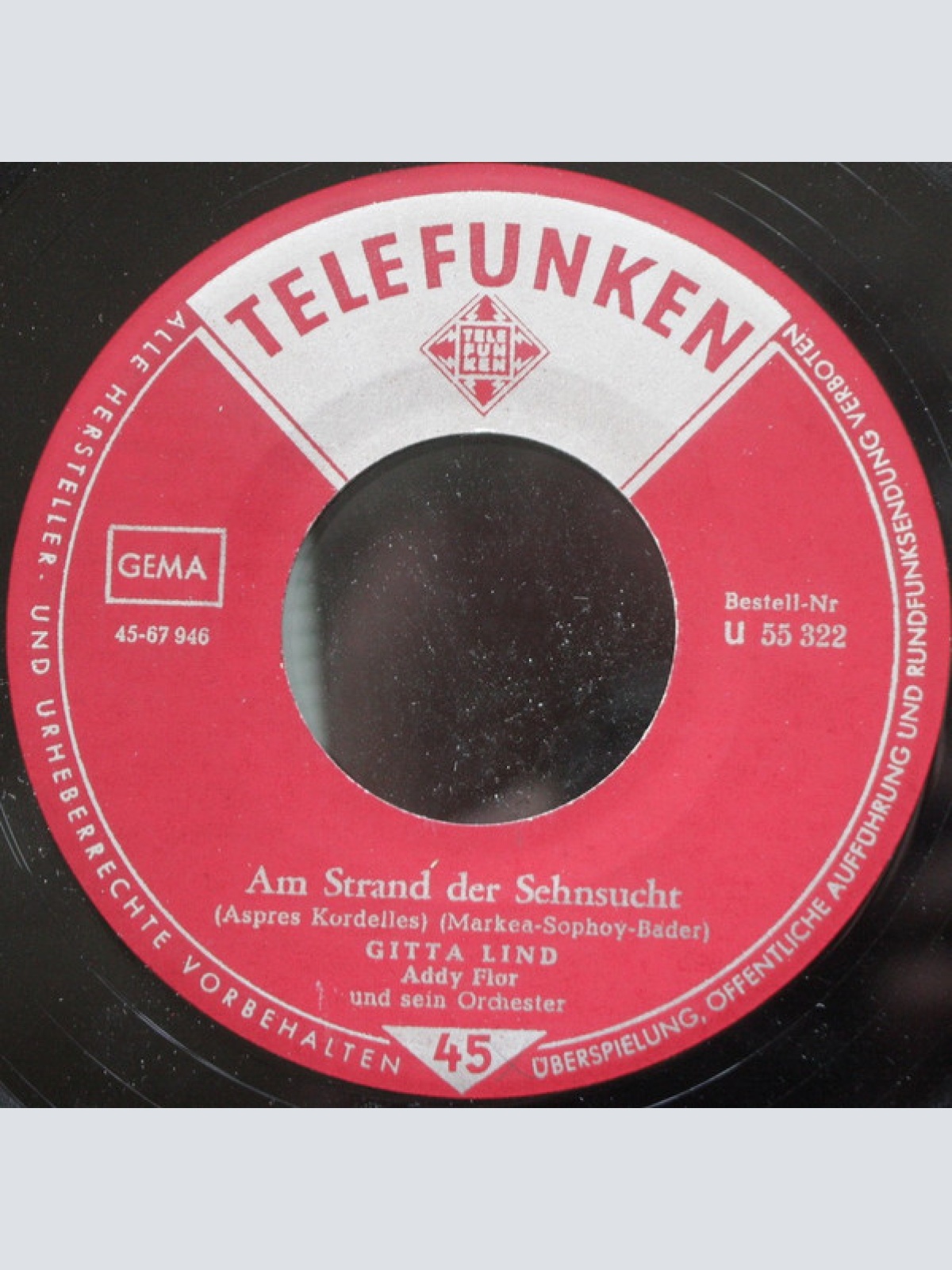 Vinyl / Gitta Lind - Unter Der Laterne