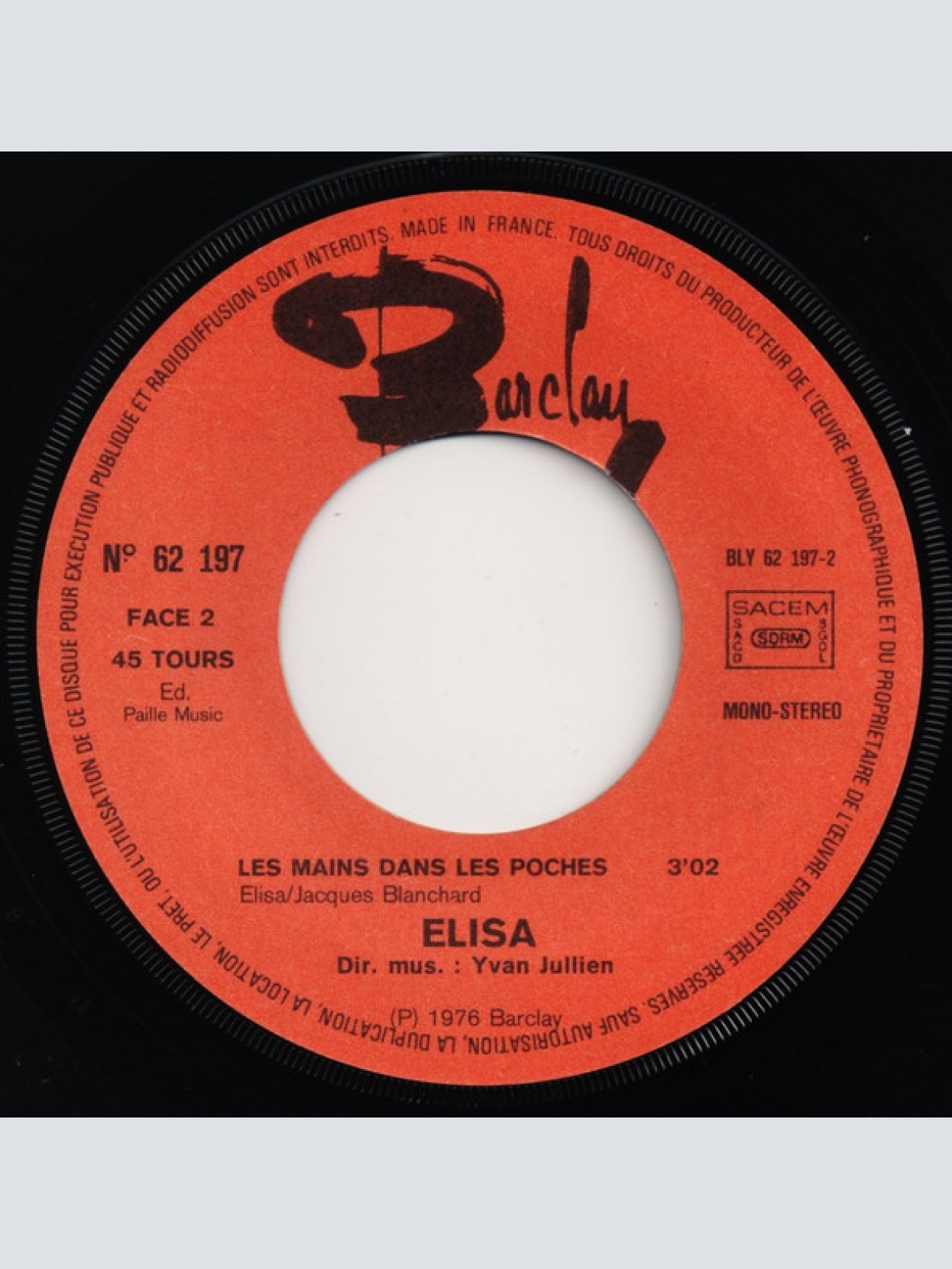 Vinyl / Elisa (27) - Buzy