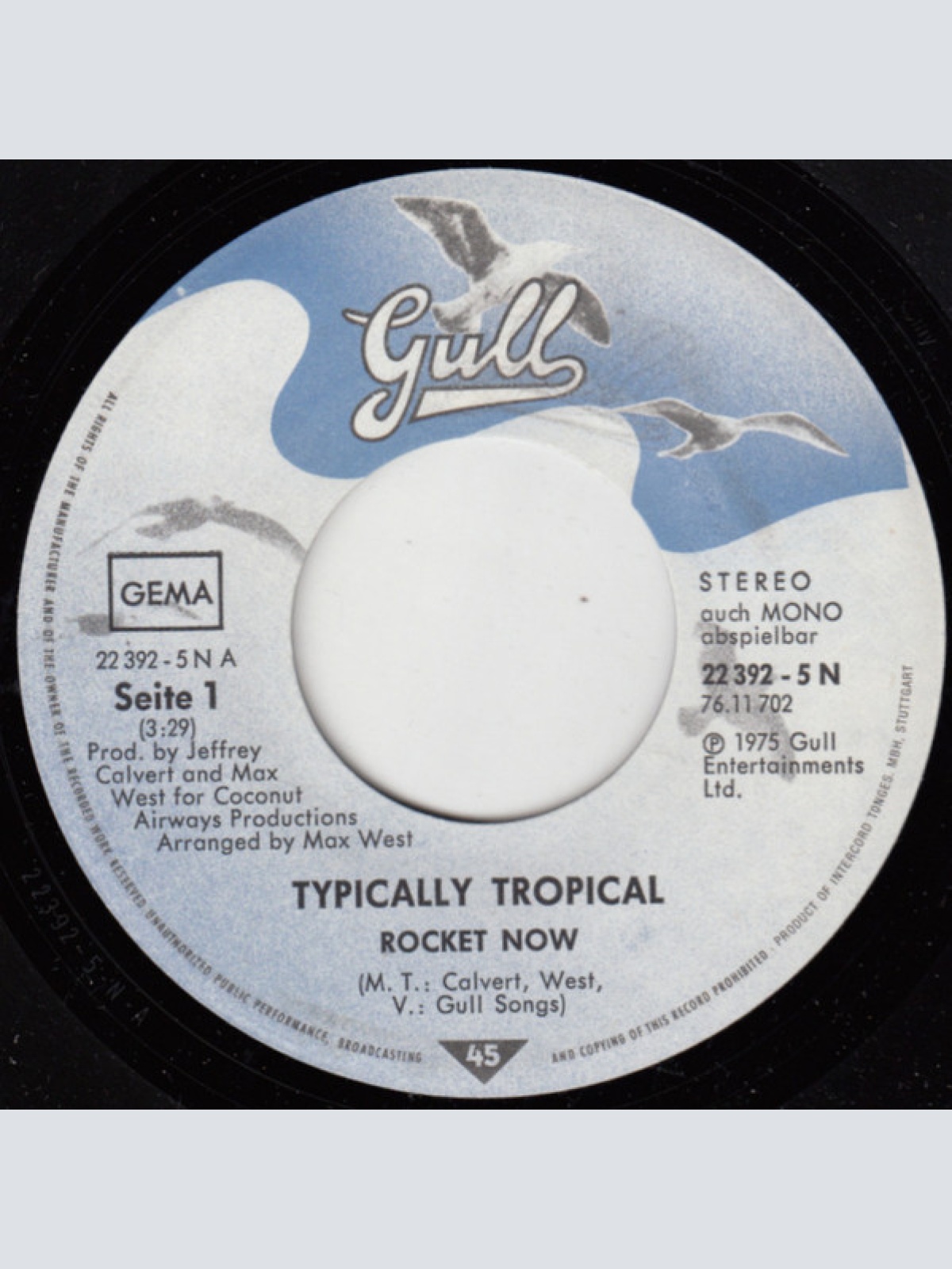 Vinyl / Typically Tropical - Rocket Now