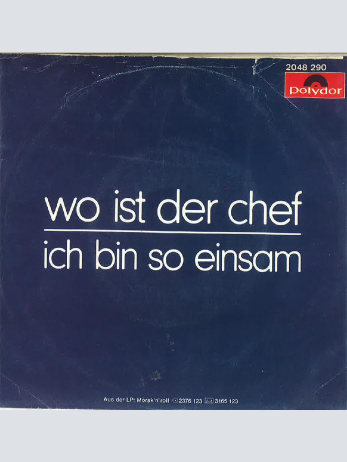 Vinyl / Morak* - Wo Ist Der Chef