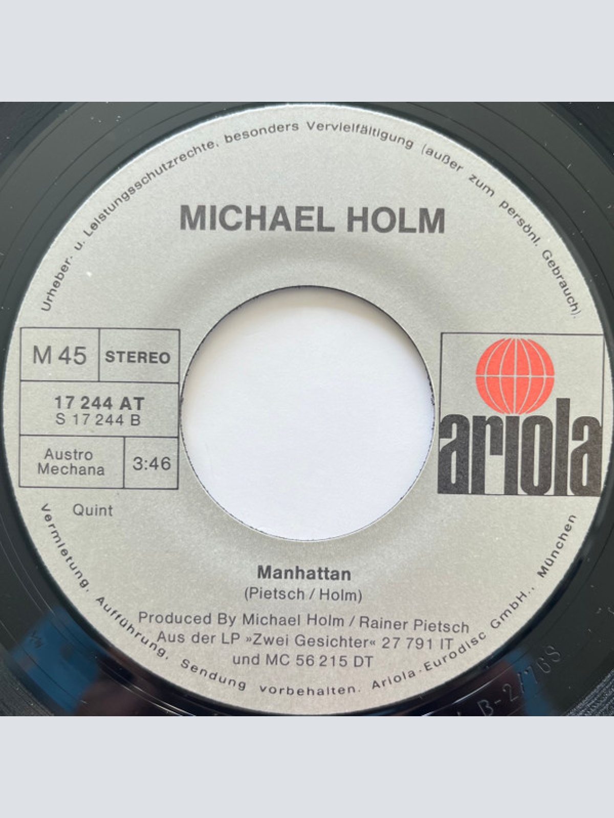 Vinyl / Michael Holm - Wenn Dein Herz Spricht