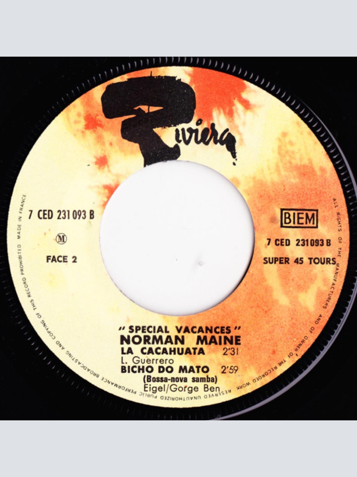 Vinyl / Norman Maine - Special Vacances